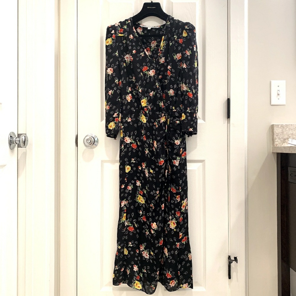 EUC Veronica Beard Arielle Floral Print Silk Dress